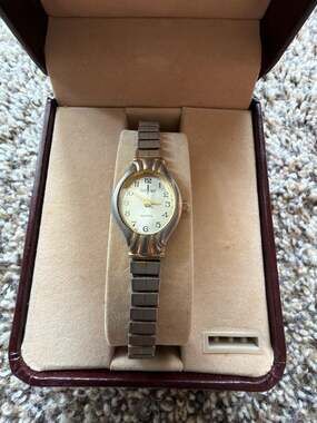 Joseph Bernard Two-Tone Women's Quartz Dress Watch with Expansion Band